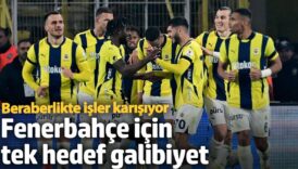 fenerbahce icin tek hedef galibiyet beraberlikte isler karisiyor BnuEkiIH