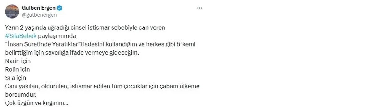gulben ergen sila bebek nedeniyle ifade verdi 3 OwIKpZIA