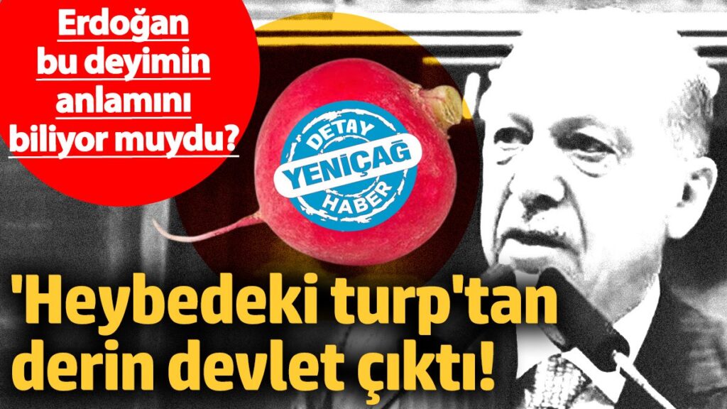 heybedeki turptan derin devlet cikti erdogan bu deyimin anlamini biliyor muydu NNdIi55K