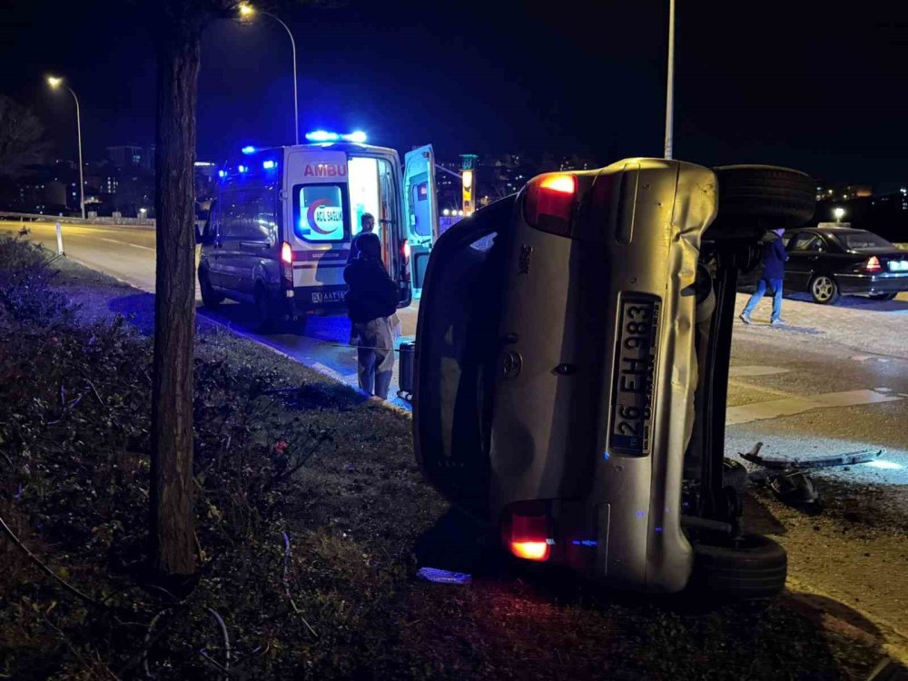 hurdaya donen aractan burnu bile kanamadan cikti 1