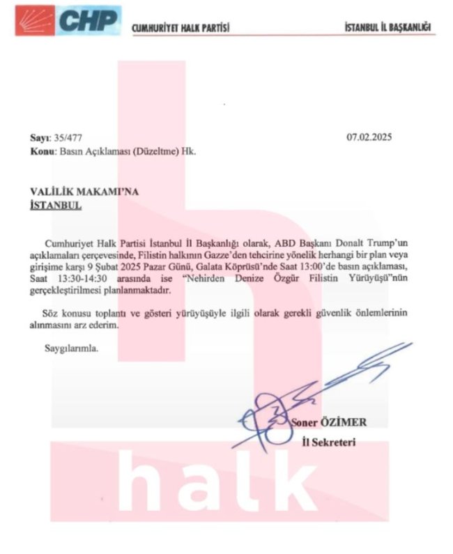 istanbul valiliginden chpye galata izni cikmadi 0