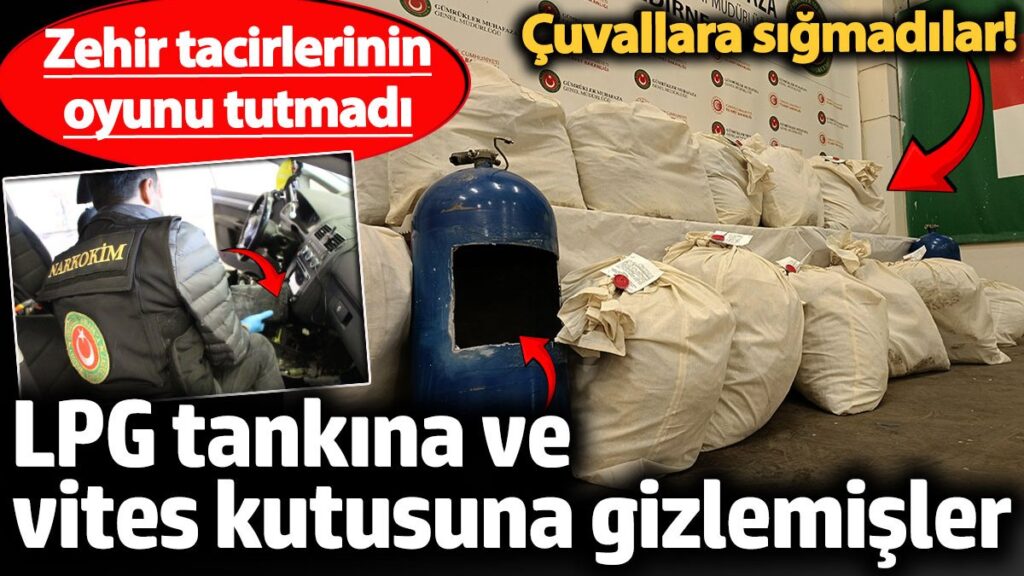 kapikulede zehir tacirlerine gecit yok lpg tankina ve vites kutusuna gizlenmisler tam 217 kilo cOlWBlPZ