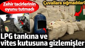 kapikulede zehir tacirlerine gecit yok lpg tankina ve vites kutusuna gizlenmisler tam 217 kilo cOlWBlPZ