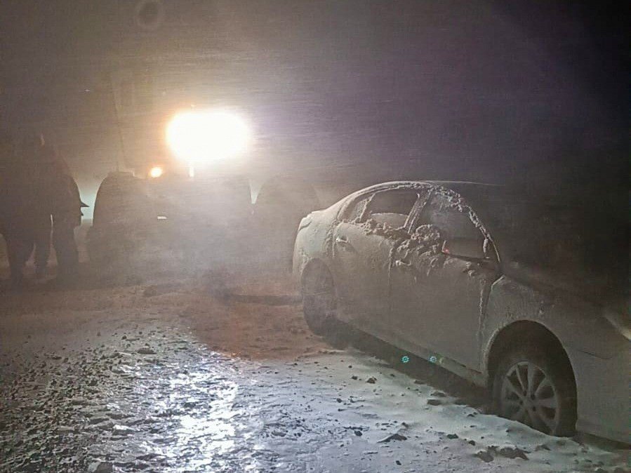 kar ve tipide mahsur kaldilar saatlerce kurtarilmayi beklediler 5