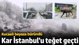 kar yagisi istanbulu teget gecti kocaeli beyaza burundu GU3qskpH