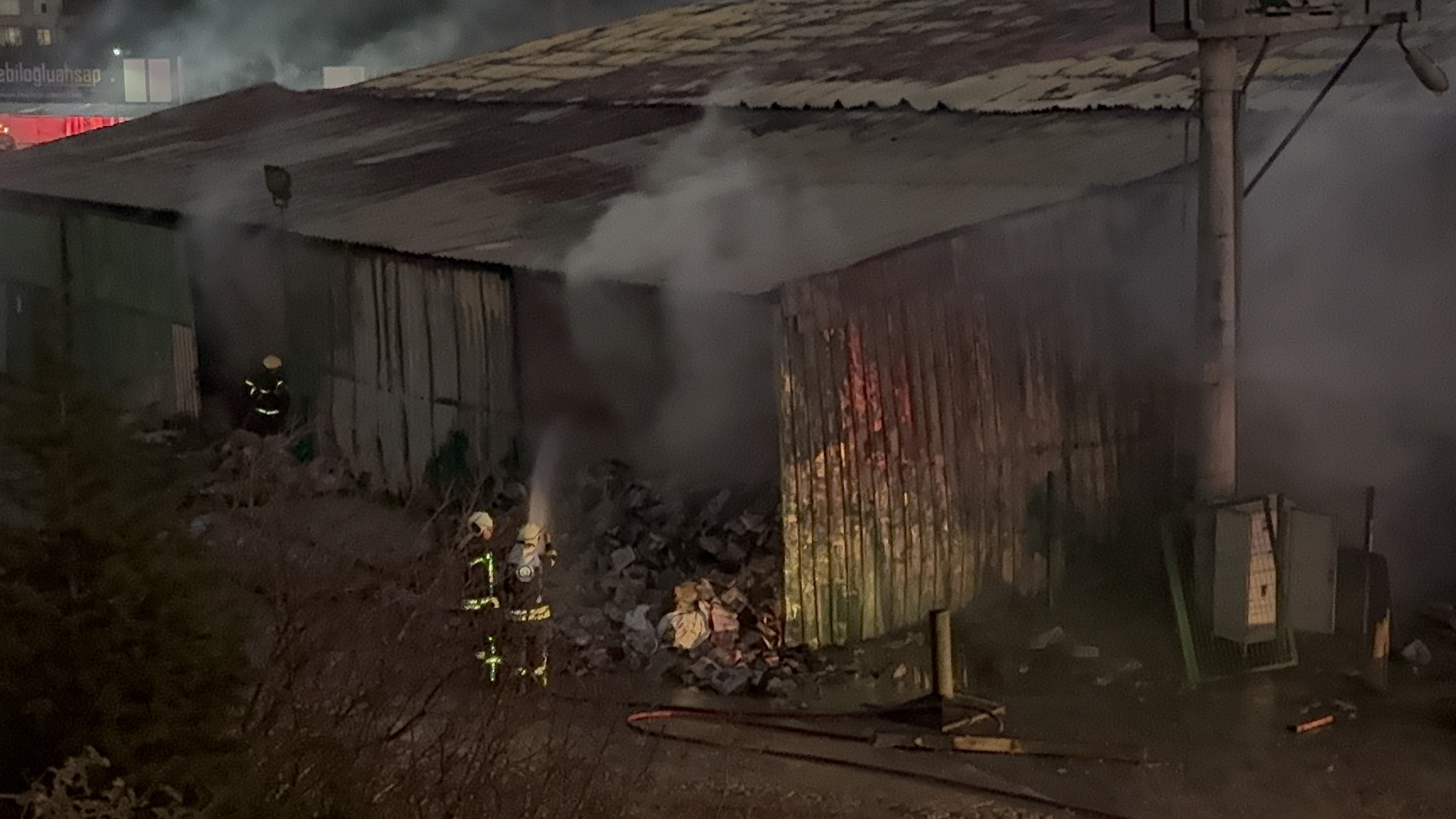 kocaelide fabrika yangini 0