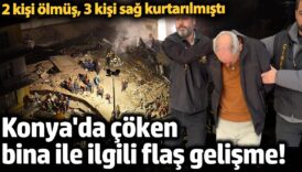 konyada coken tasoluk apartmani ile ilgili flas gelisme 2 kisi olmus 3 kisi sag jukN8aBN