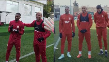 lemina ve cuesta ilk kez antremanda BkNSU3am