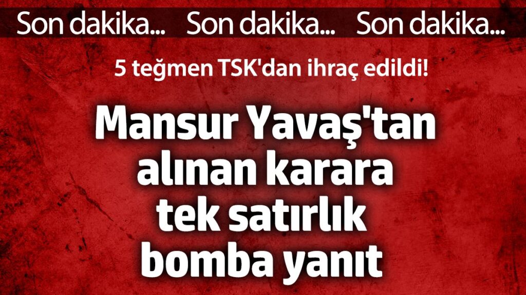 mansur yavastan tegmenlerin ihrac kararina tek satirlik bomba yanit wqA2UPeP