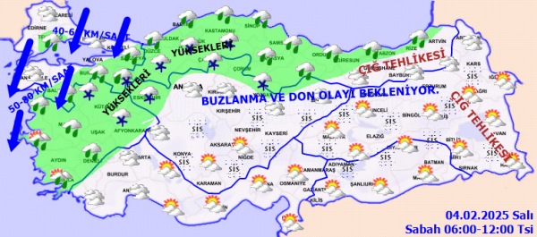 meteoroloji pes pese uyardi lapa lapa kar yagisi icin saat verildi 4 subat 9KVW9GOv