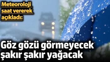 meteoroloji saat vererek acikladi goz gozu gormeyecek sakir sakir yagacak cRvZHdLx
