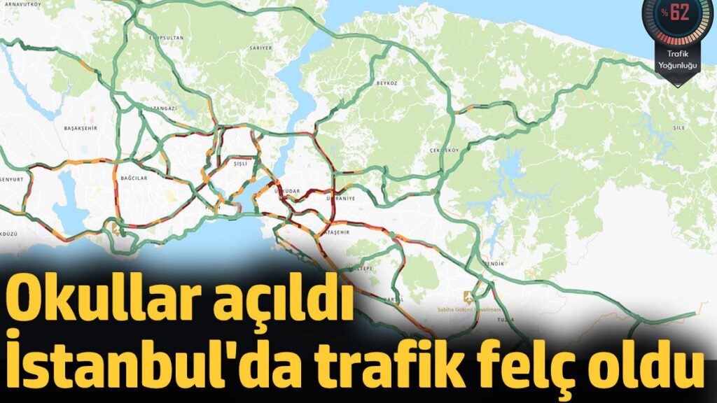 okullar acildi istanbulda trafik felc oldu QPqSDSxP