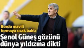 senol gunes gozunu dunya yildizina dikti bordo mavili formaya sicak bakti vvFZJ1iX