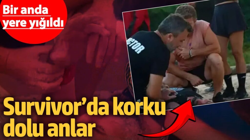 survivorda korku dolu anlar bir anda yere yigildi GL7DT37Q