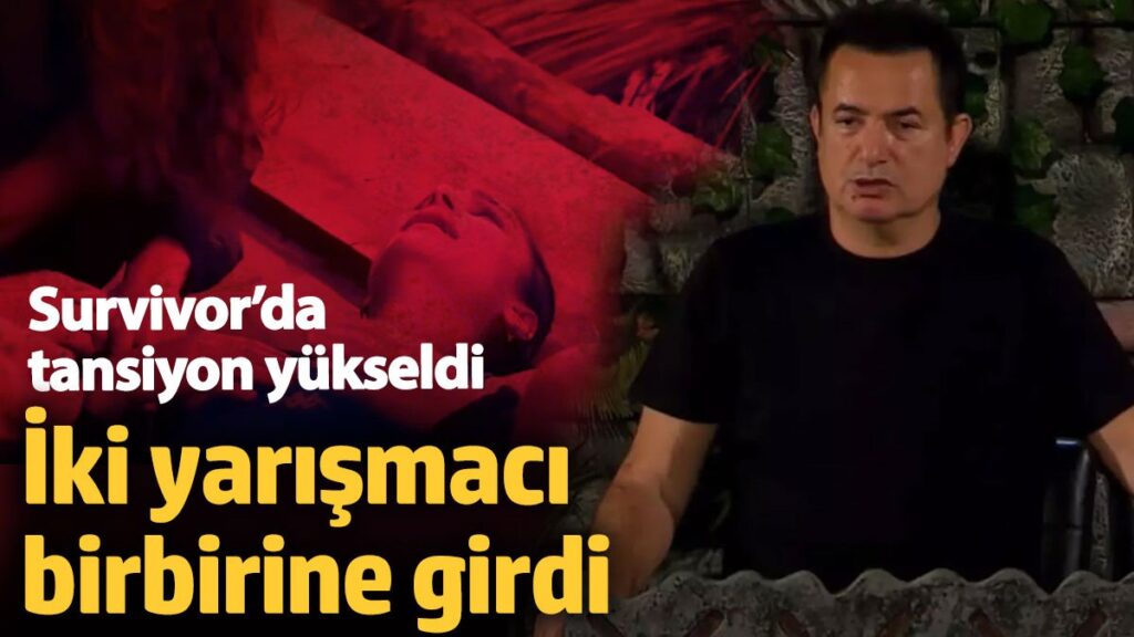 survivorda tansiyon yukseldi iki yarismaci birbirine girdi YpPyONCC