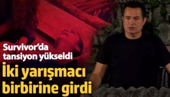 survivorda tansiyon yukseldi iki yarismaci birbirine girdi YpPyONCC