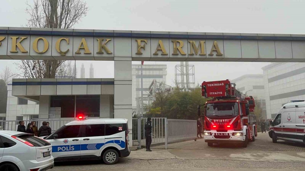 tekirdagda ilac fabrikasinda korkutan patlama 0