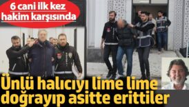 unlu haliciyi lime lime dograyip asitte erittiler 6 cani ilk kez hakim karsisinda LZmbHzX9