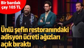 unlu sefin restoranindaki adisyon ucreti agizlari acik birakti bir bardak cay 105 tl QQuwS3vH