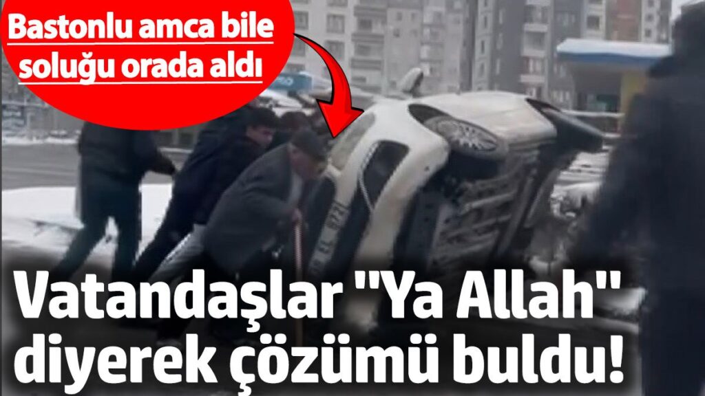 yan yatan aractaki kisileri boyle kurtardilar vatandaslarin kurtarmak icin cozumu hayrete dusurdu qNLt23O2
