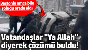 yan yatan aractaki kisileri boyle kurtardilar vatandaslarin kurtarmak icin cozumu hayrete dusurdu qNLt23O2