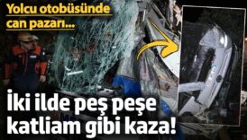 yolcu otobusunde can pazari iki ilde pes pese feci kaza cxd7ShdN