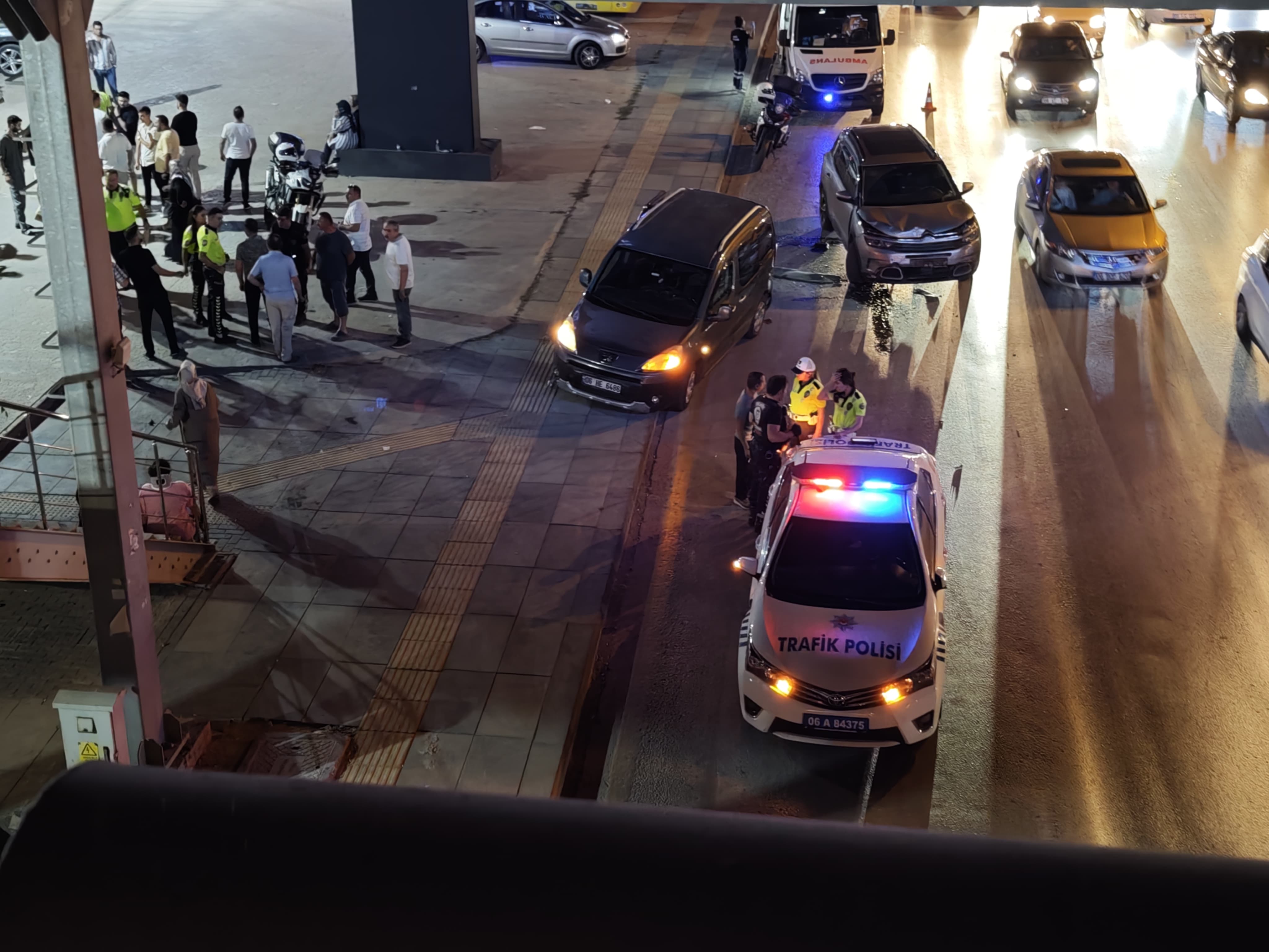 ankarada trafik kazasi sonrasi kavga kamerada 1 AkGIki77