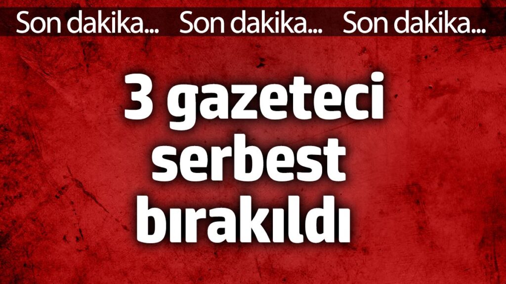 birgunun 3 gazetecisi serbest birakildi z5nJws5s