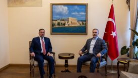 disisleri bakani fidan irak egemenlik ittifaki lideri hancer ile gorustu c7lX8T8Z