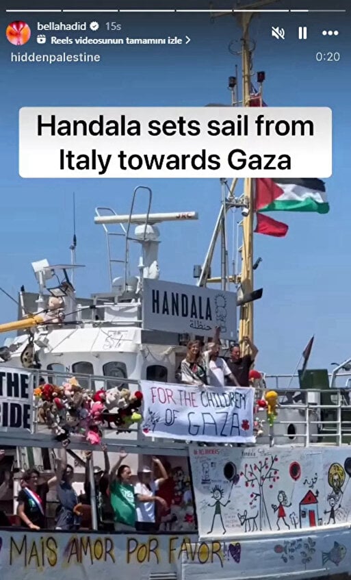 dunyaca unlu modelden gazze paylasimi filistin halkinin yaninda boyle durdu 2 urFcT5jA