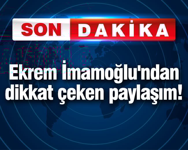ekrem imamoglundan dikkat ceken paylasim gMtyHJHn