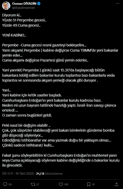 erdogandan veda yemegi ankarayi sallayan kulis tarih verildi 0 KeuuKccH