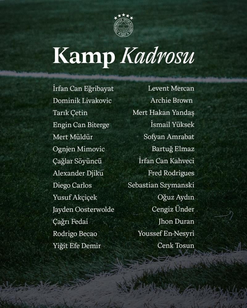 fenerbahce kamp kadrosunu acikladi yer almayan isimler dikkat cekti 0 NZ77jfvX