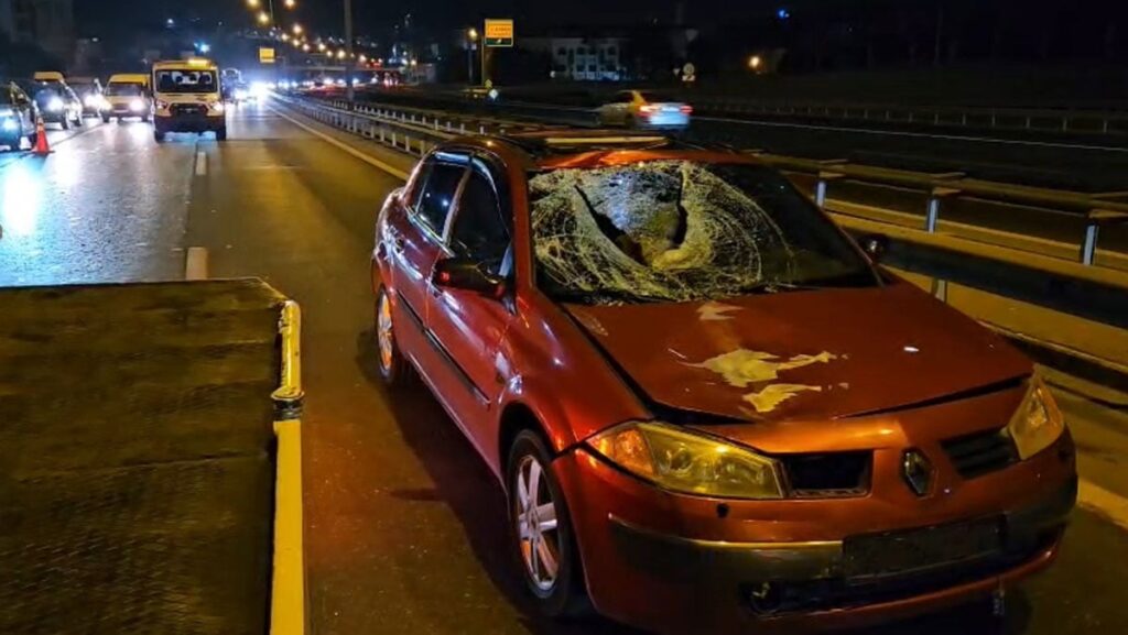 gaziosmanpasada otoyolda otomobilin carptigi yaya hayatini kaybetti cC2cn3TT