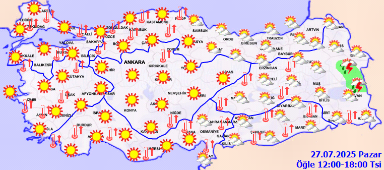 meteoroloji acikladi bugun hava nasil olacak 27 temmuz 2025 1