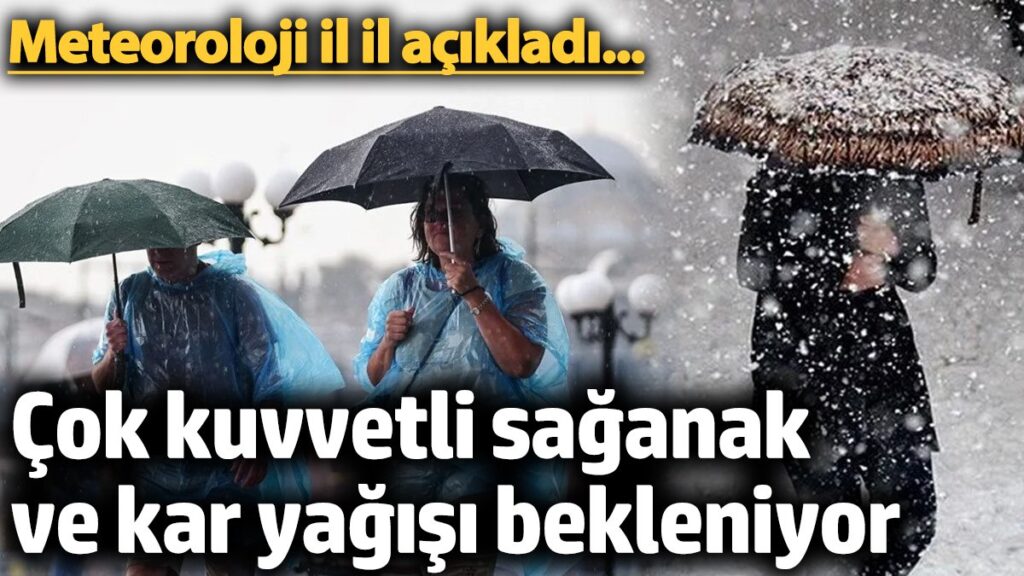 meteorolojiden pes pese uyari geldi cok kuvvetli saganak ve kar yagisi bekleniyor 9 subat KEqU61wf