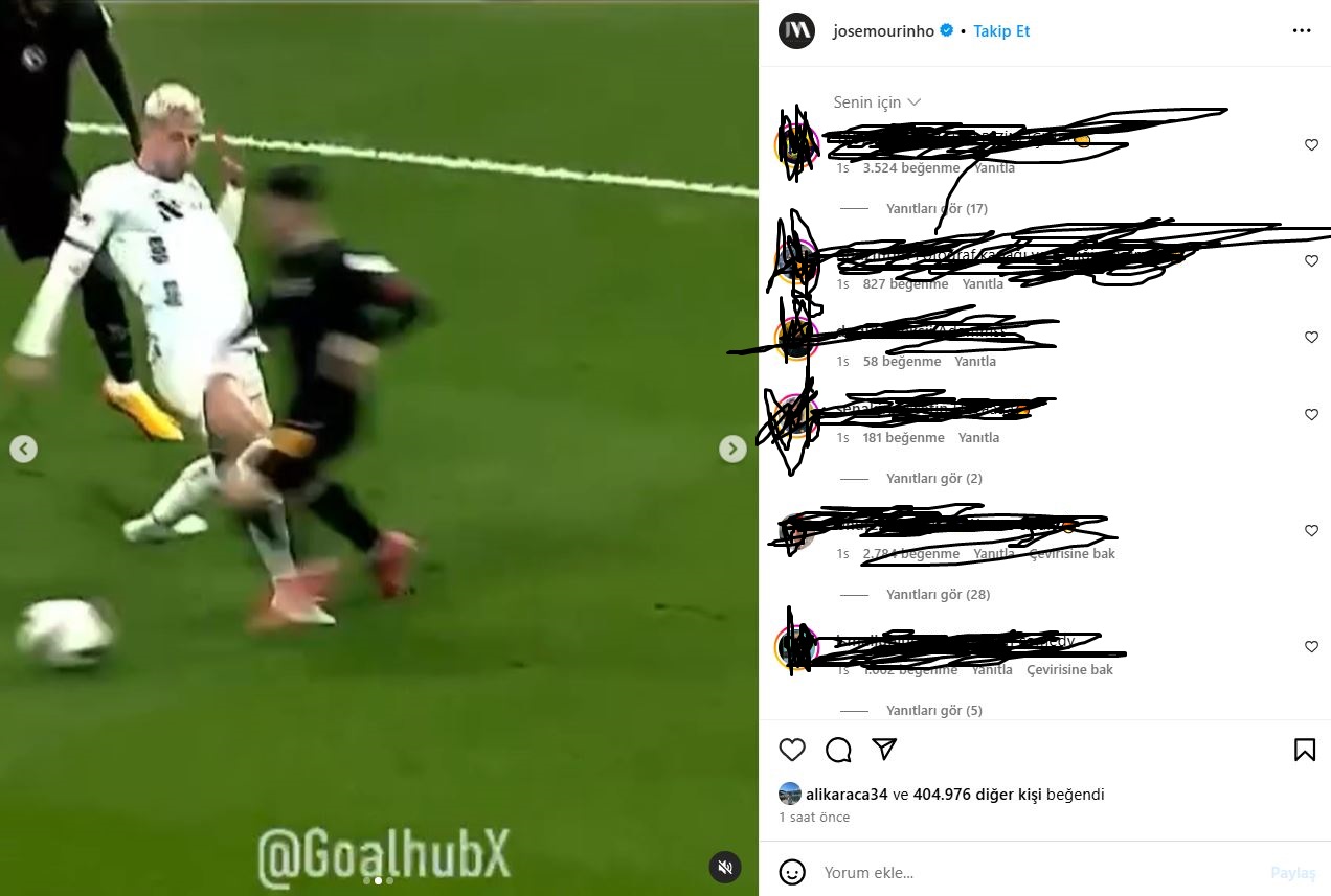 mourinhodan dikkat ceken galatasaray paylasimi penaltiya gonderme 0 t6IU8n2Q