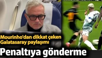 mourinhodan dikkat ceken galatasaray paylasimi penaltiya gonderme 46UFpEEt