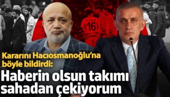 murat sancak kararini haciosmanogluna boyle bildirdi haberin olsun takimi sahadan cekiyorum e6YwYgbO