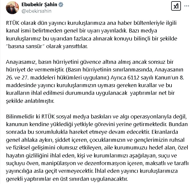 rtuk baskanindan basina sansur iddialarina ilginc yanit 1 7tqsf4VM