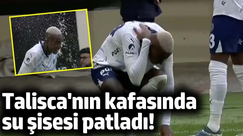 taliscanin kafasinda su sisesi patladi SJ79E8ts