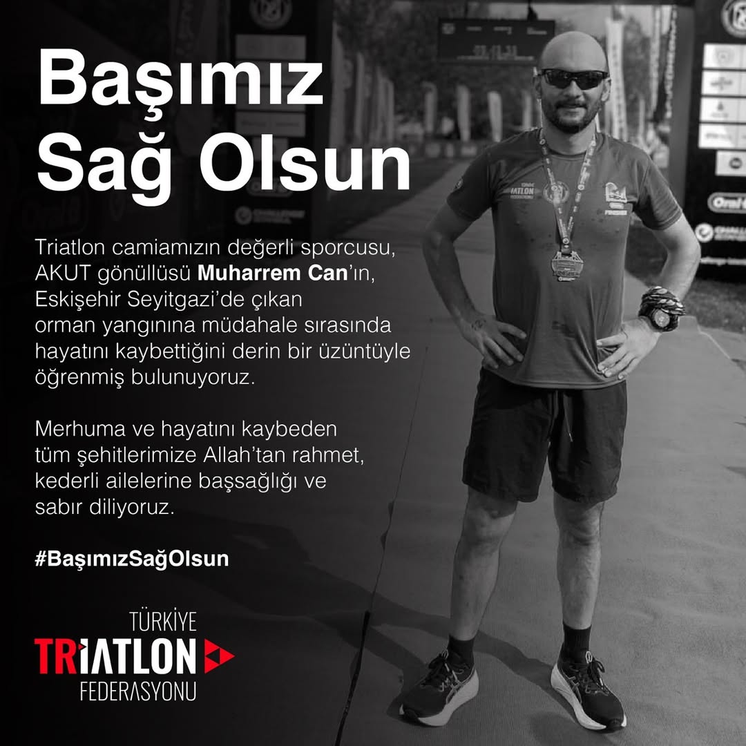 turkiye triatlon federasyonu duyurdu eskisehir yangininda hayatini kaybetti 0 Rvw56HNU