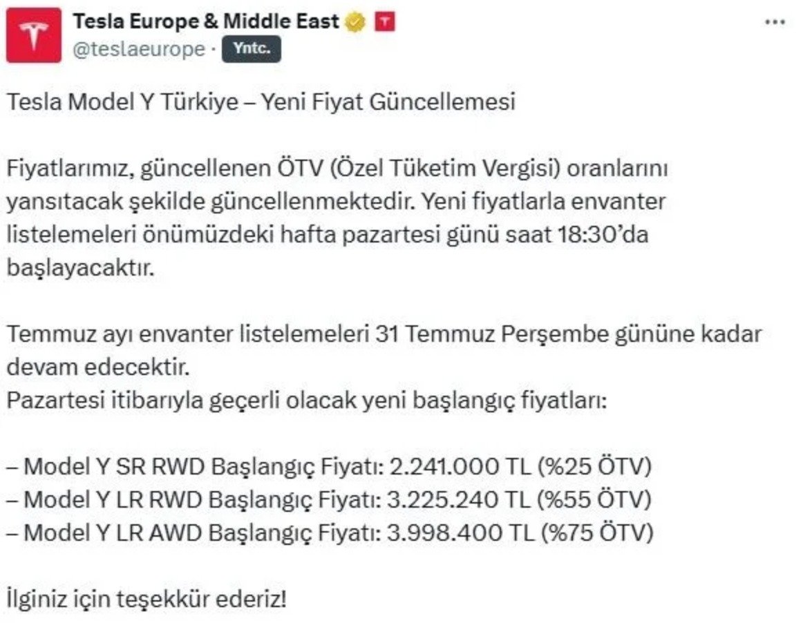 unlu otomotiv markasinin fiyatlarinda ani yukselis 1 uq78P68m