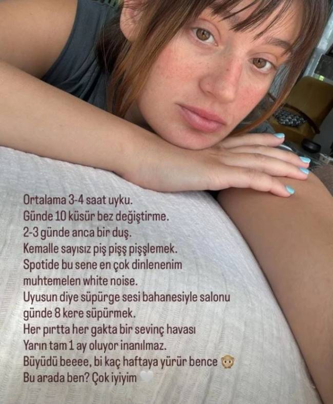 unlu oyuncu anne oldu 1 aylik deneyimini tek tek anlatti 0
