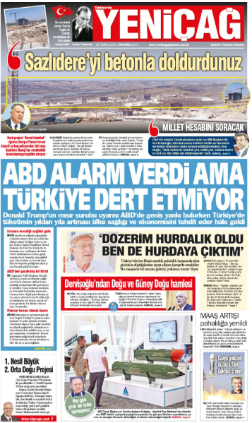 yenicag gazetesi abd alarm verdi ama turkiye dert etmiyor 0