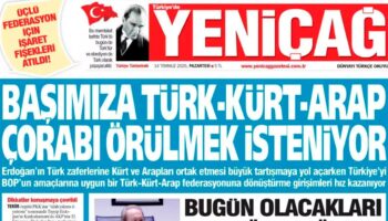 yenicag gazetesi basimiza turk kurt arap corabi orulmek isteniyor 7aqlnlBN