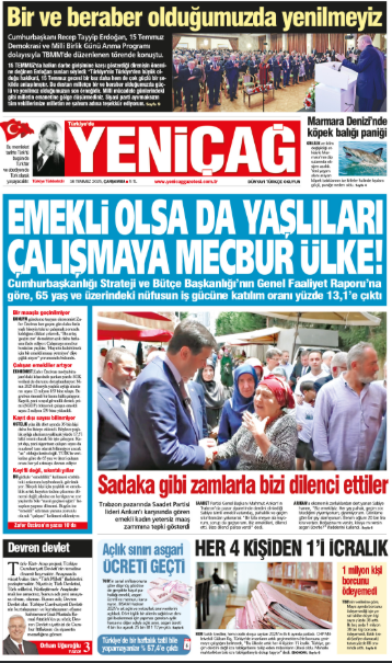 yenicag gazetesi emekli olsa da yaslilari calismaya mecbur ulke 0 Sp2mEQLW