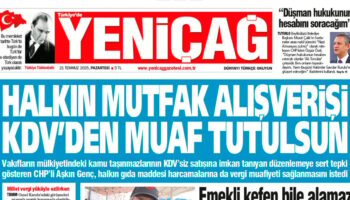 yenicag gazetesi halkin mutfak alisverisi kdvden muaf tutulsun IwfXz1W8