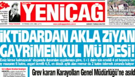 yenicag gazetesi iktidardan akla ziyan gayrimenkul mujdesi 5QiN9DFR