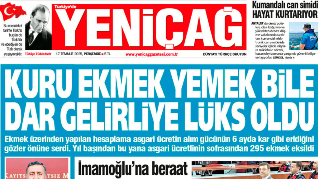yenicag gazetesi kuru ekmek yemek bile dar gelirliye luks oldu WPyPxJk8